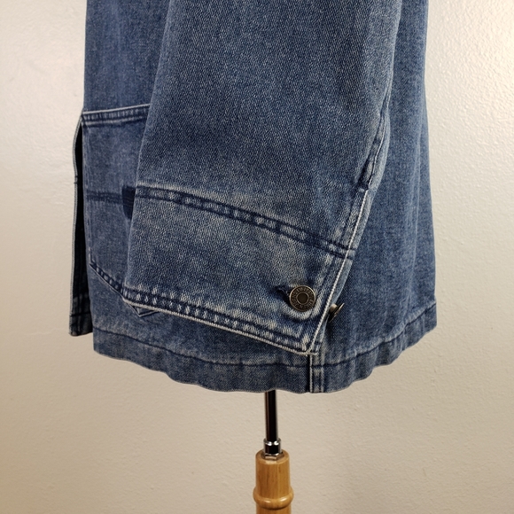 Lauren Denim Chore Jacket | Vintage Denim Coat - Picture 7 of 12